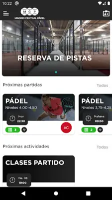 Madrid Central Padel android App screenshot 2